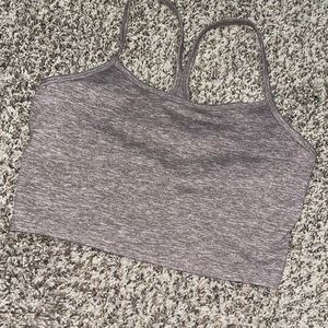 Cropped workout tank